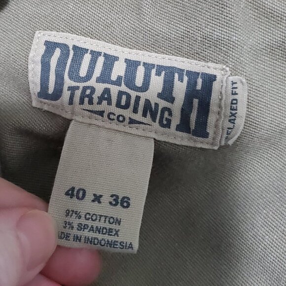 DuluthFlex Fire Hose Canvas Cargo Pants - Rugged Workwear Khaki - Picture 6 of 9